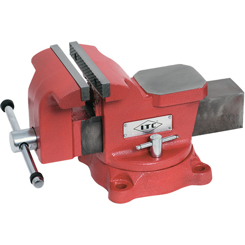 Mechanic's Vise, 6" Jaw Width, 3" Throat Depth Ontario Safety Products