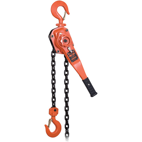 KLP Series Heavy-Duty Lever Chain Hoist, 5' Lift, 6000 lbs. (3 tons) Capacity Ontario Safety Products