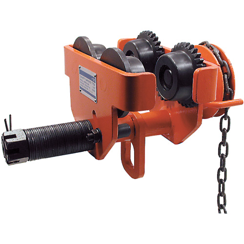 SGT Series Heavy-Duty Geared Trolley, 10000 lbs. (5 tons) Capacity, 4-1/2" - 8-1/32" Ontario Safety Products