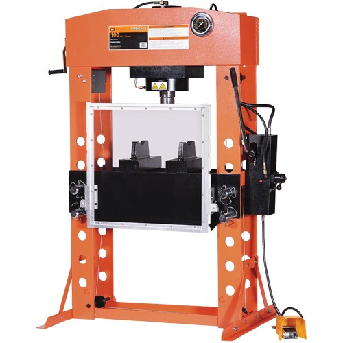 Presses pour atelier &agrave; usage lourd, Capacit&eacute; 100 tonnes Ontario Safety Products