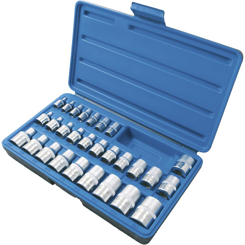 SS328TS External Socket Sets, Torx&reg;, 1/2"/1/4"/3/8" Drive, 28 Pcs Ontario Safety Products