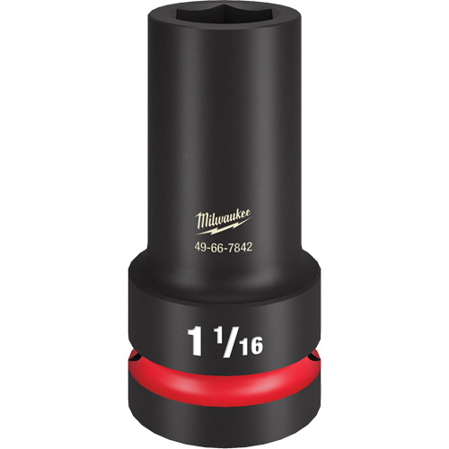 Shockwave Impact Duty Thin Wall Extra Socket, Impact, 1-1/16", 1" Drive, 6 Points, Deep Ontario Safety Products