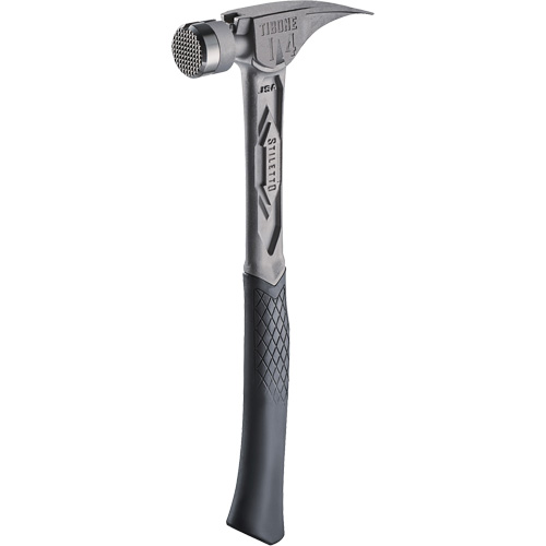 Marteau de charpente en titane meul&eacute; TIBONE, 14 oz, Prise en Acier plein, 15-1/4" lo Ontario Safety Products