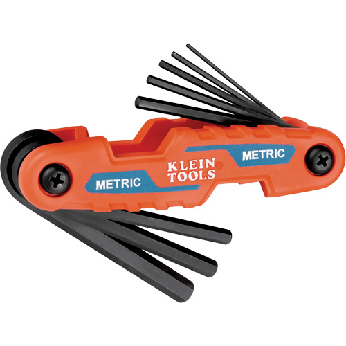 Compact Folding Hex Key Set, 8 Pcs., Metric Ontario Safety Products