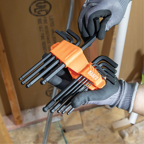 L-Style Long Ball-End Hex Key Set, 10 Pcs., Metric Ontario Safety Products