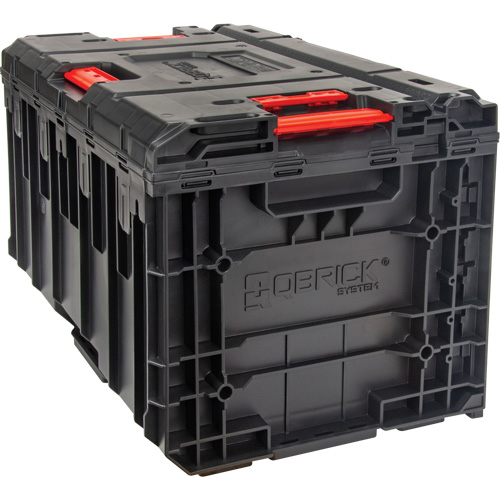 Boîte &agrave; outils Arx &agrave; un tiroir, 11-1/5'' la x 18-3/10" p x 9-1/10" h, Noir/Rouge Ontario Safety Products