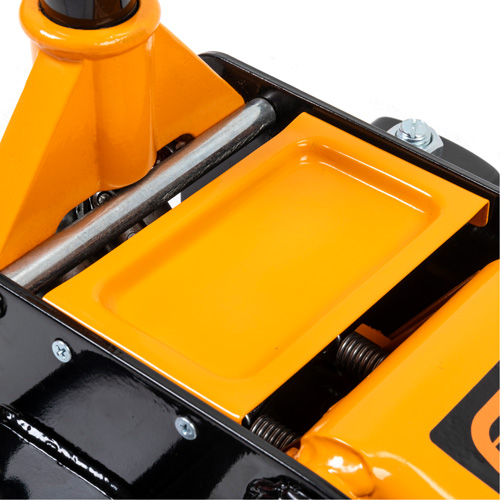Heavy-Duty Floor Jack, 3 Ton(s) Capacity, 5-1/4" Lowered, 18-1/4" Raised, Manual Hydraulic Ontario Safety Products