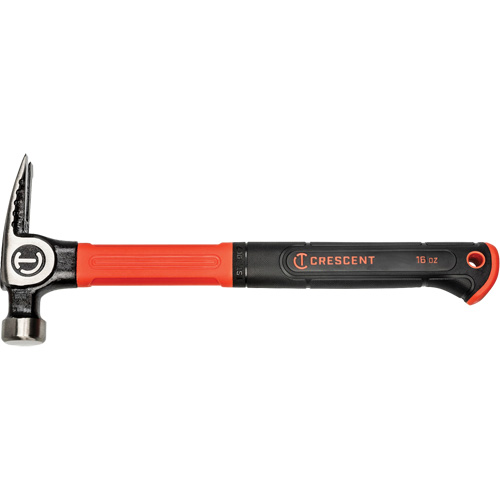 Marteau d'usage g&eacute;n&eacute;ral, 16 oz, Prise en Fibre de verre/Coussin&eacute;e, 14" lo Ontario Safety Products