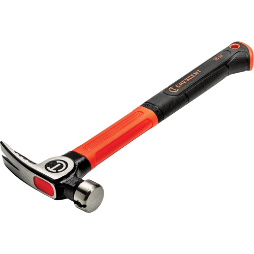 Marteau d'usage g&eacute;n&eacute;ral, 16 oz, Prise en Fibre de verre/Coussin&eacute;e, 14" lo Ontario Safety Products