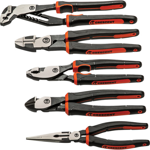 Jeu de pinces mixtes bimat&eacute;riau Z2, 5 Morceaux Ontario Safety Products