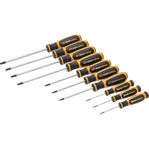 Jeu de tournevis bimat&eacute;riau Torx dans un plateau de rangement en mousse, 10 mcx Ontario Safety Products