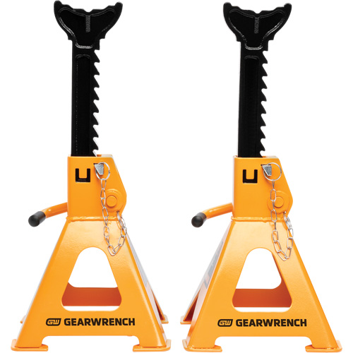 Cric &agrave; rochet, Tige verrouillable, Capacit&eacute; de 3 tonnes, 11-3/4" - 17-1/2" h Ontario Safety Products