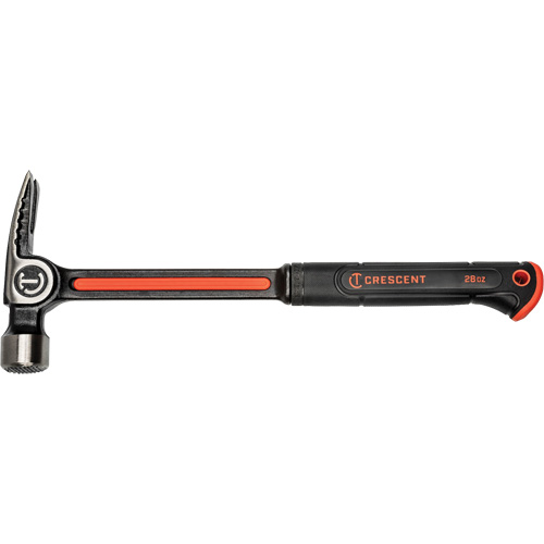 Marteau de charpente &agrave; face meul&eacute;e, 28 oz, Prise en Acier plein, 16" lo Ontario Safety Products