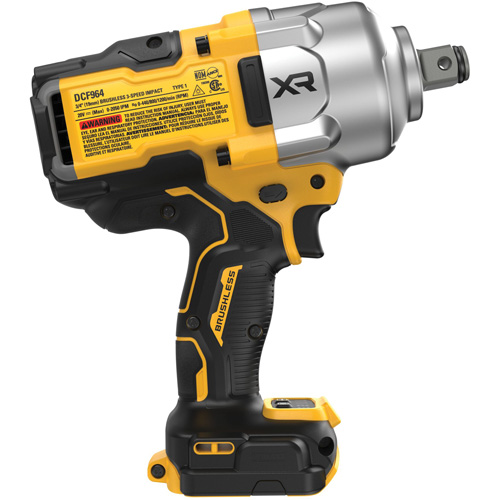 Cl&eacute; &agrave; chocs 3/4" &agrave; couple &eacute;lev&eacute; sans balai sans fil 20V MAX* XR avec enclume &agrave; anneau ouvert, 20 V, Mandrin 3/4" Ontario Safety Products