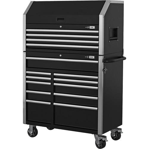 HDCC-4115 HD Series Toolbox Combo, 21-1/2" D x 44-1/5" W x 63-3/10" H, Black Ontario Safety Products