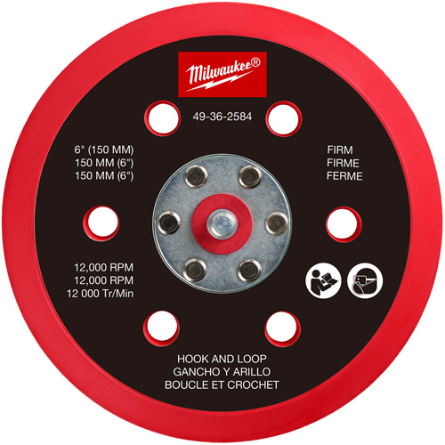 Firm Hook and Loop Sander Backing Pad Ontario Safety Products