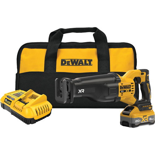 MAX* XR&reg; Brushless Cordless Reciprocating Saw Kit with XR POWERPACK, 20 V, Lithium-Ion Battery, 3000 SPM Ontario Safety Products