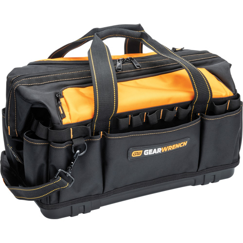 Sac &agrave; outils de 20" pour les professionnels, Nylon, 33 pochettes, Noir/Orange Ontario Safety Products