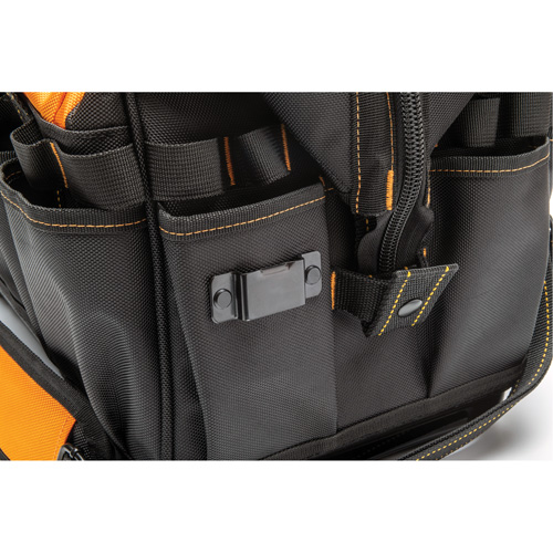Sac &agrave; outils de 20" pour les professionnels, Nylon, 33 pochettes, Noir/Orange Ontario Safety Products