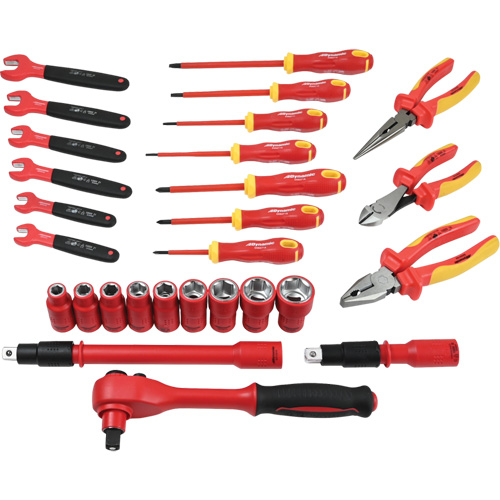 Jeu d'outils isol&eacute;s, 1000 V, 28 M Ontario Safety Products