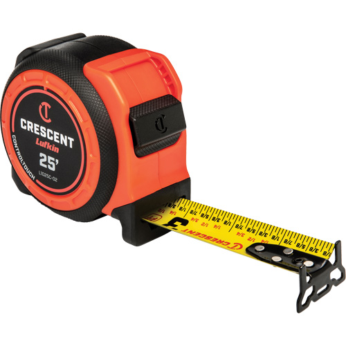 Ruban &agrave; mesurer CONTROLTOUCH, 1-3/16" x 25', Marques de goujon SAE Ontario Safety Products