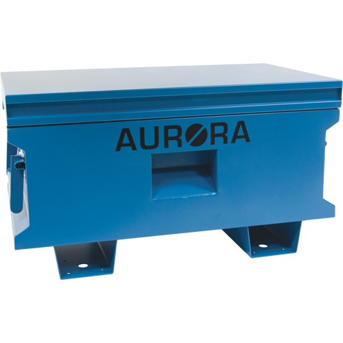 Jobsite Tool Box, 33" x 20-3/10" x 18-3/10", Steel, Blue Ontario Safety Products
