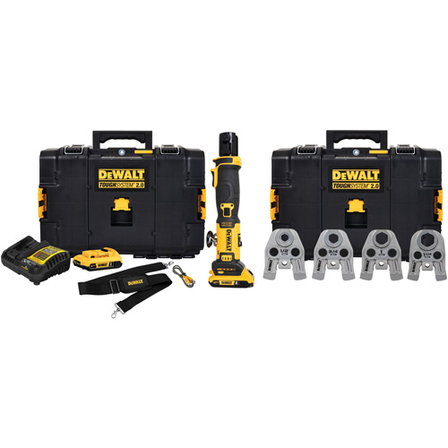 Compact Press Tool Kit with CTS Jaws, 1/2" - 1-1/4", Power Driven Ontario Safety Products