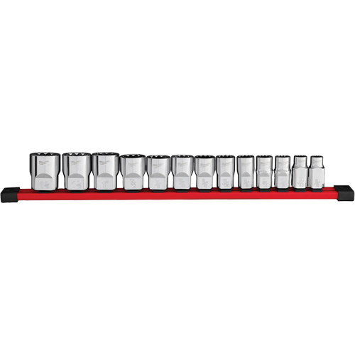 Jeu de douilles SAE &agrave; 12 pans, 13 Mcx, Prise de 1/2" Ontario Safety Products