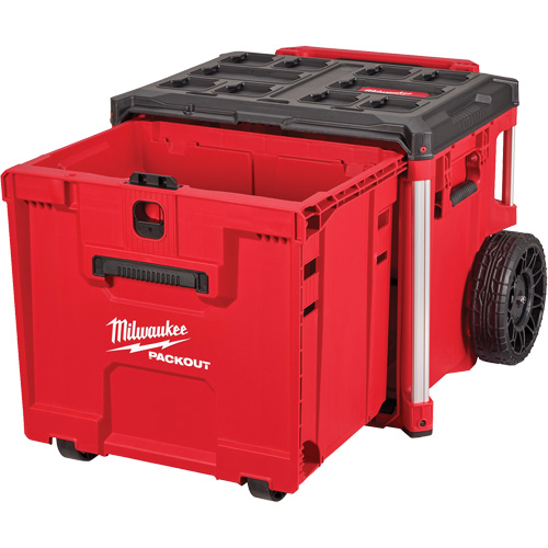Coffre &agrave; outils roulant avec tiroir PACKOUT, 19" x 24" x 20", Noir/Rouge Ontario Safety Products
