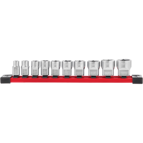 Douilles SAE avec c&ocirc;t&eacute;s Four Flat, 10 Mcx, Prise de 3/8" Ontario Safety Products