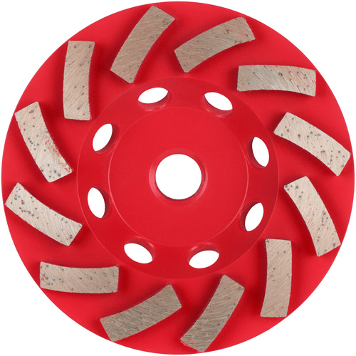 Meule boisseau diamant&eacute;e &agrave; 12 segments Turbo DIAMOND MAX Ontario Safety Products