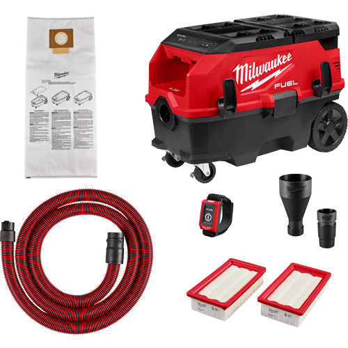 M18 FUEL 9 Gallon Dual Battery Dust Extractor with PACKOUT Compatibility and VACLINK Kit, 27-3/4" x 19" Ontario Safety Products
