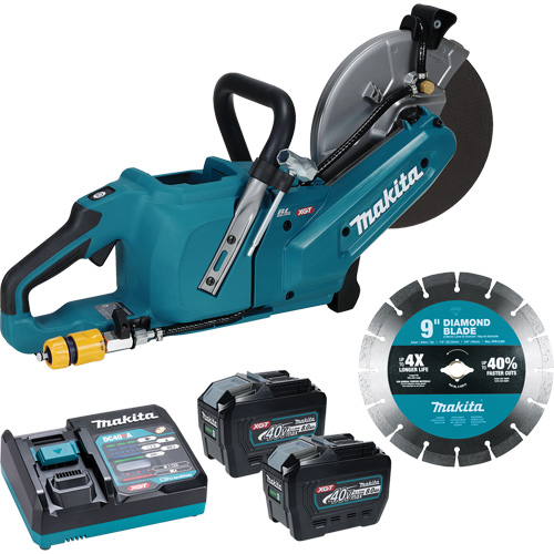 Tronçonneuse &agrave; meule &eacute;lectrique 40?V?max XGT sans balais avec trousse de batteries 8,0?Ah , 9", 40 V Ontario Safety Products