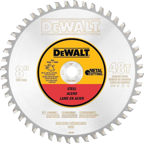 Ferrous Circular Saw Blade, 8", 40 Teeth, Metal Use Ontario Safety Products