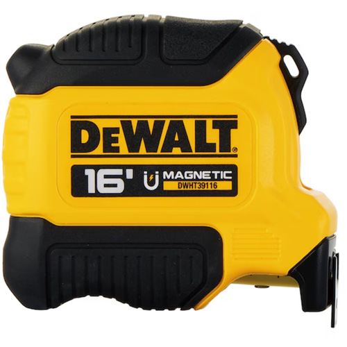 Compact Magnetic Tape Measure, 16', Imperial Graduations Ontario Safety Products