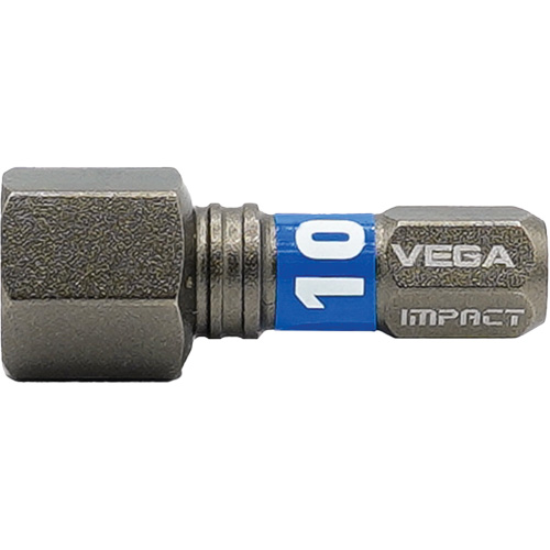 Embout Impactech, Hexagonale, 10 mm, Prise 1/4" Ontario Safety Products