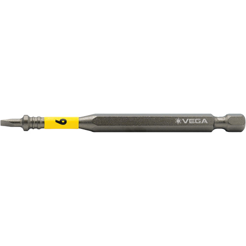 Impactech&reg; Power Bit, Slot, 6F-8R Tip, 1/4" Drive Size, 3-1/2" Length Ontario Safety Products