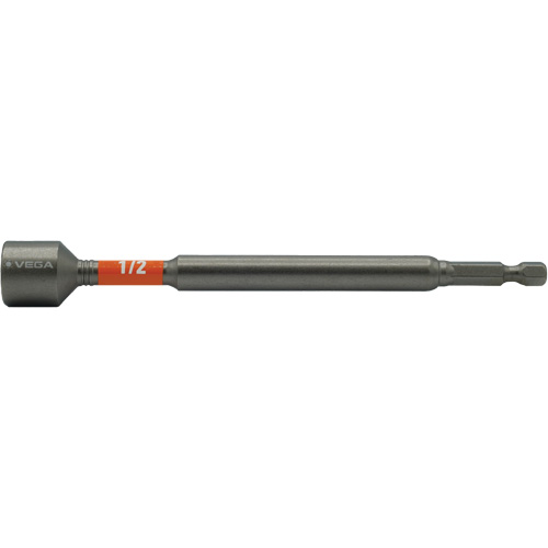 Impactech&reg; Nut Driver, 1/2" Tip, 1/4" Drive, 6" L, Magnetic Ontario Safety Products