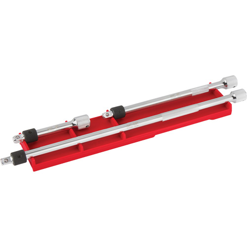Jeu de rallonges verrouillables, Prise de 1/4", Fini Chrome, 3 M Ontario Safety Products