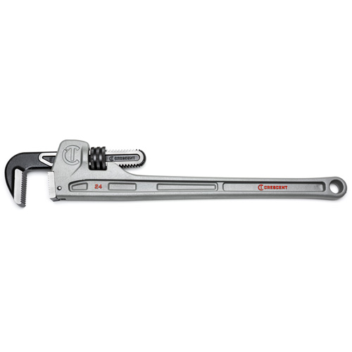 Cl&eacute; &agrave; tuyaux, Cap des m&acirc;choires 3-1/2", Longueur 24", Fini Rev&ecirc;tement en poudre, Prise Ergonomique Ontario Safety Products