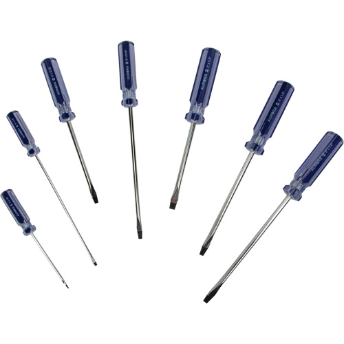 Slotted Screwdriver Kit, 7 Pcs. Ontario Safety Products