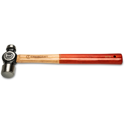 Marteau &agrave; panne ronde, Poids de la t&ecirc;te 32 oz, Face Poli, Prise Bois Ontario Safety Products
