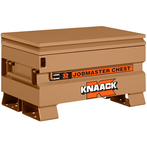 Coffre de chantier mod&egrave;le 32 avec cadenas, 32" x 19" x 19", Acier, Havane Ontario Safety Products
