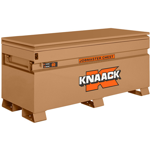 Coffre de chantier mod&egrave;le 60 avec cadenas, 60" x 24" x 28-1/2", Acier, Havane Ontario Safety Products