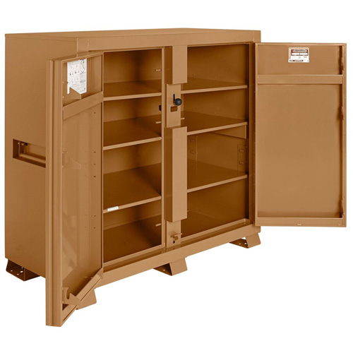 Armoire de chantier mod&egrave;le 139 avec cadenas, Acier, 59,4 pi³, Havane Ontario Safety Products
