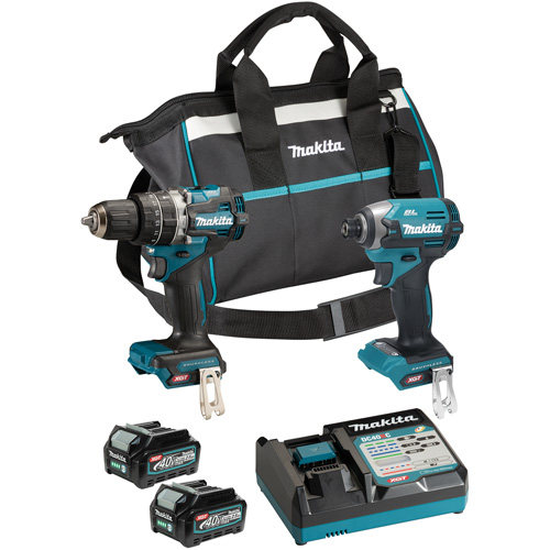 Ensemble doutils sans fil 40?Vmax XGT &agrave; moteur sans balais : visseuse &agrave; chocs et perceuse-visseuse &agrave; percussion, Lithium-ion, 40 V Ontario Safety Products