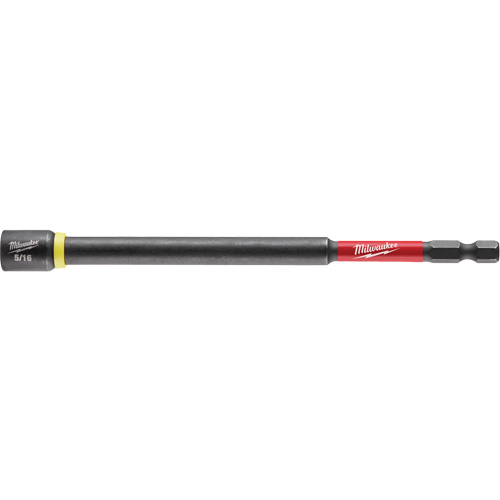 SHOCKWAVE Impact Duty Nut Driver, 5/16" Tip, 1/4" Drive, 6" L, Magnetic Ontario Safety Products
