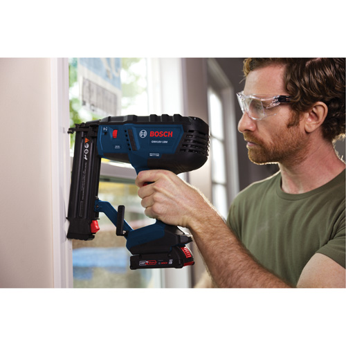 Brushless 18-Gauge Brad Nailer Kit with Standard Power Battery, 18 V, Lithium-Ion Ontario Safety Products