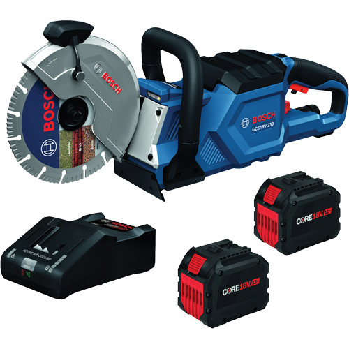 Ensemble scie tronçonneuse sans balais, 9", 18 V Ontario Safety Products