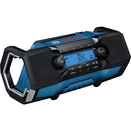 Compact Jobsite Radio with Bluetooth&reg; 5.0, Lithium-Ion, 18 V Ontario Safety Products